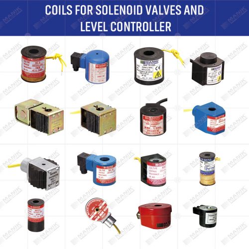 COILS FOR SOLENOID VALVES AND LEVEL CONTROLLER